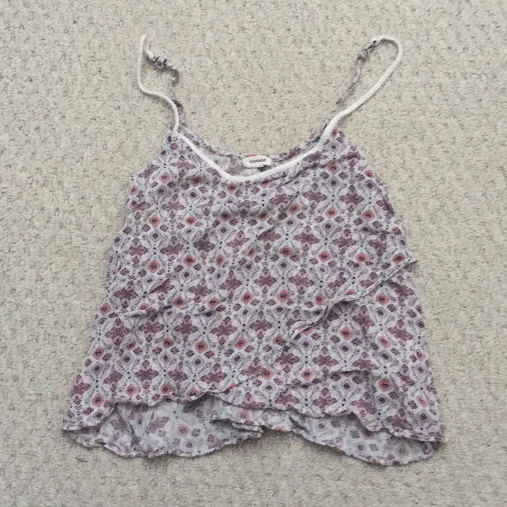 Garage flowy tank top